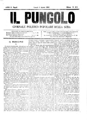 Il pungolo Montag 5. August 1861