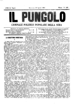 Il pungolo Sonntag 18. August 1861