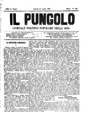 Il pungolo Donnerstag 22. August 1861