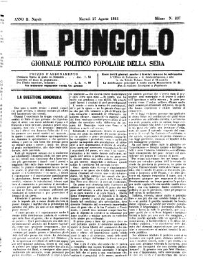 Il pungolo Dienstag 27. August 1861