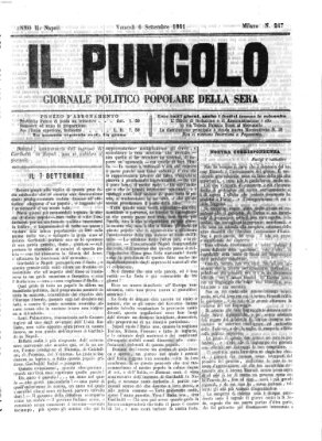 Il pungolo Freitag 6. September 1861