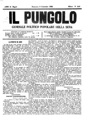 Il pungolo Sonntag 8. September 1861