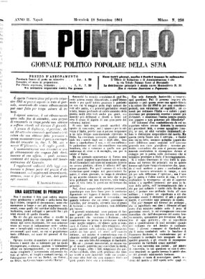 Il pungolo Mittwoch 18. September 1861