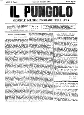 Il pungolo Freitag 20. September 1861