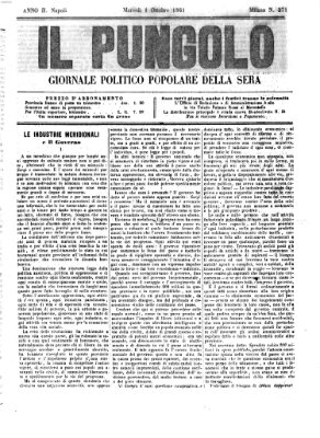 Il pungolo Dienstag 1. Oktober 1861