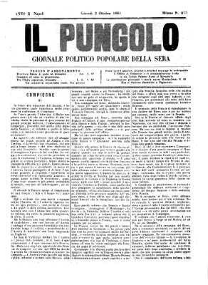 Il pungolo Donnerstag 3. Oktober 1861