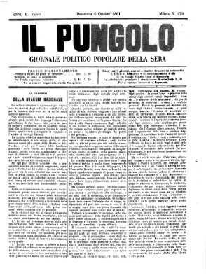 Il pungolo Sonntag 6. Oktober 1861