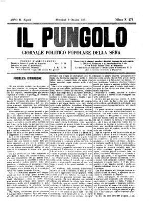 Il pungolo Mittwoch 9. Oktober 1861