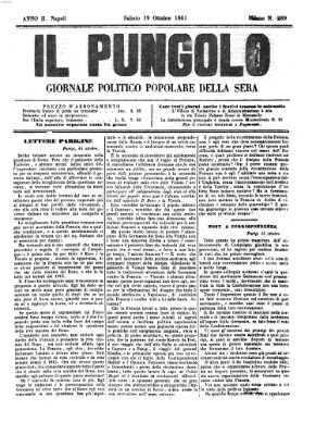 Il pungolo Samstag 19. Oktober 1861