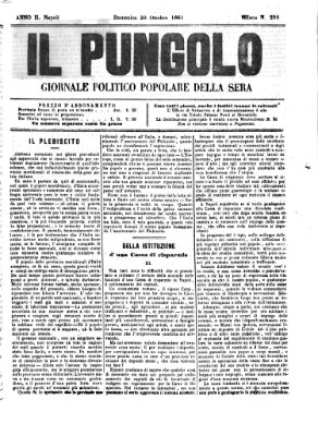 Il pungolo Sonntag 20. Oktober 1861