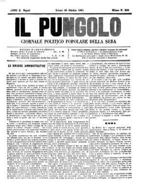 Il pungolo Samstag 26. Oktober 1861