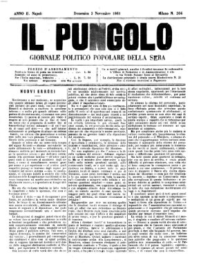 Il pungolo Sonntag 3. November 1861