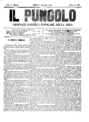 Il pungolo Donnerstag 7. November 1861