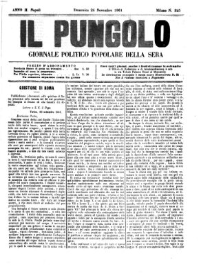 Il pungolo Sonntag 24. November 1861