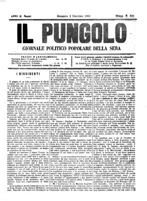 Il pungolo Sonntag 1. Dezember 1861