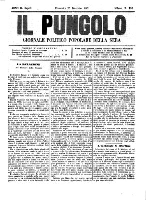 Il pungolo Sonntag 29. Dezember 1861