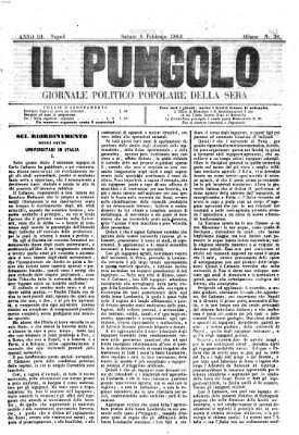 Il pungolo Samstag 8. Februar 1862