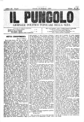 Il pungolo Donnerstag 13. Februar 1862