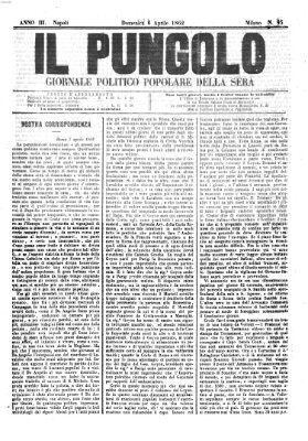 Il pungolo Sonntag 6. April 1862