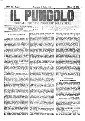 Il pungolo Sonntag 13. April 1862