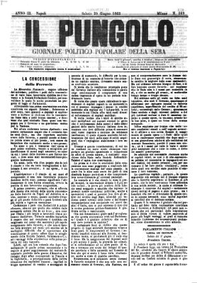 Il pungolo Samstag 21. Juni 1862