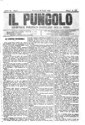 Il pungolo Sonntag 20. Juli 1862