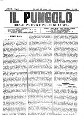 Il pungolo Mittwoch 13. August 1862