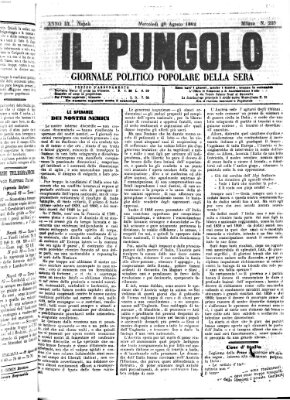 Il pungolo Mittwoch 20. August 1862