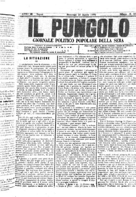 Il pungolo Sonntag 24. August 1862