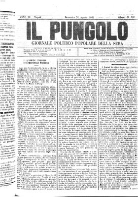 Il pungolo Sonntag 31. August 1862