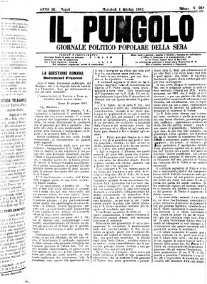 Il pungolo Mittwoch 1. Oktober 1862