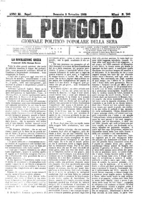 Il pungolo Sonntag 2. November 1862