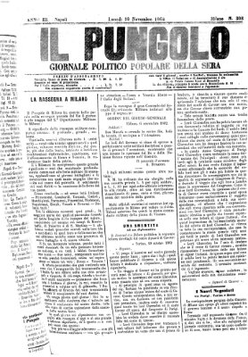 Il pungolo Montag 10. November 1862