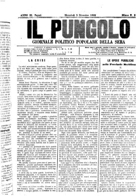 Il pungolo Mittwoch 3. Dezember 1862