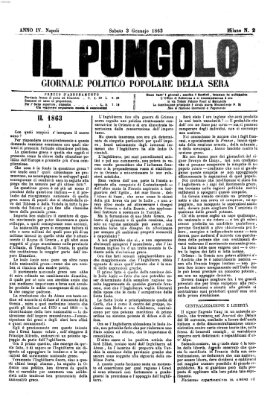 Il pungolo Samstag 3. Januar 1863