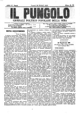 Il pungolo Freitag 16. Januar 1863