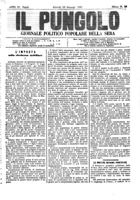 Il pungolo Donnerstag 29. Januar 1863