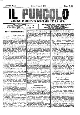 Il pungolo Samstag 11. April 1863