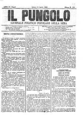 Il pungolo Samstag 18. April 1863