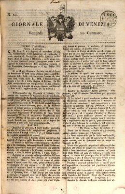 Giornale di Venezia Freitag 20. Januar 1815