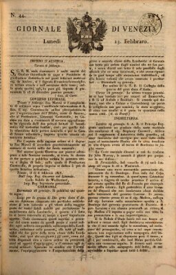 Giornale di Venezia Montag 13. Februar 1815