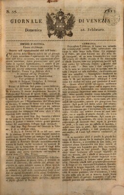 Giornale di Venezia Sonntag 26. Februar 1815