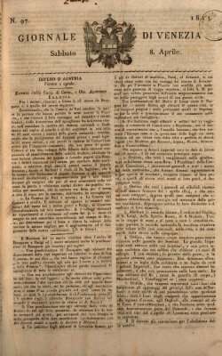 Giornale di Venezia Samstag 8. April 1815