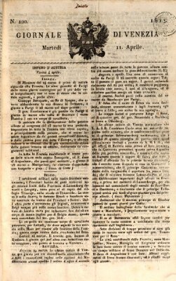 Giornale di Venezia Dienstag 11. April 1815