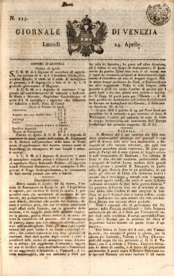 Giornale di Venezia Montag 24. April 1815