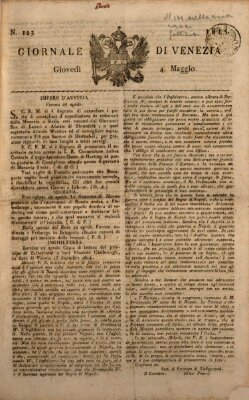 Giornale di Venezia Donnerstag 4. Mai 1815