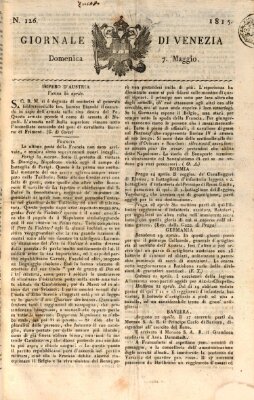 Giornale di Venezia Sonntag 7. Mai 1815