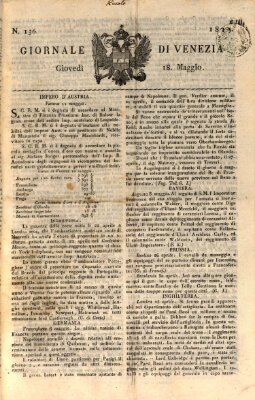 Giornale di Venezia Donnerstag 18. Mai 1815