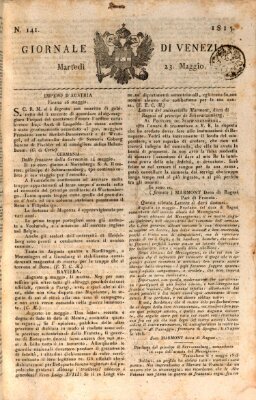 Giornale di Venezia Dienstag 23. Mai 1815