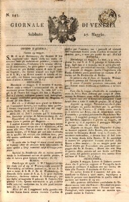 Giornale di Venezia Samstag 27. Mai 1815